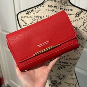 Forever Lovely Red Clutch Crossbody Purse